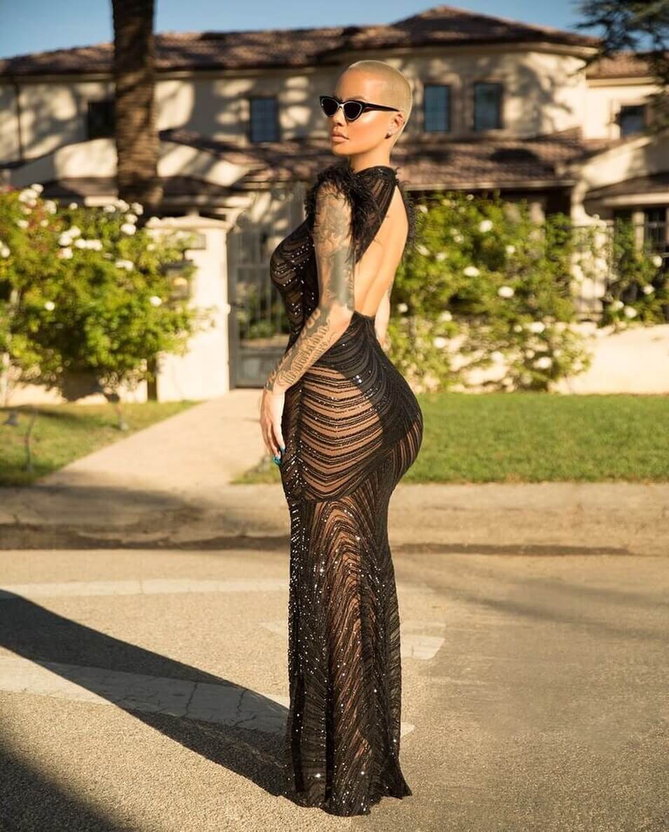 61 Hottest Amber Rose Big Butt Pictures Will Get Your Blood Pumping 791