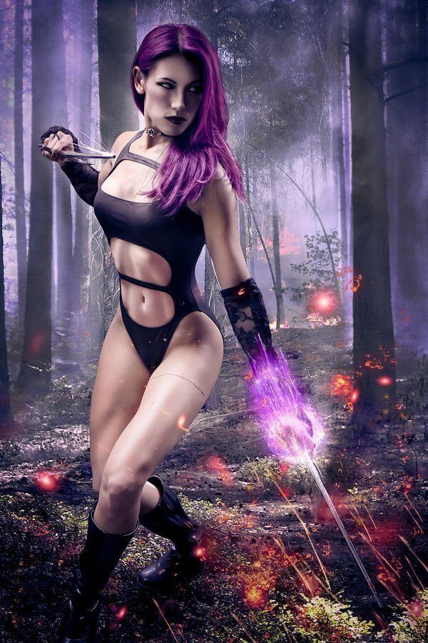 43 Sexy and Hot Psylocke Pictures – Bikini, Ass, Boobs 11