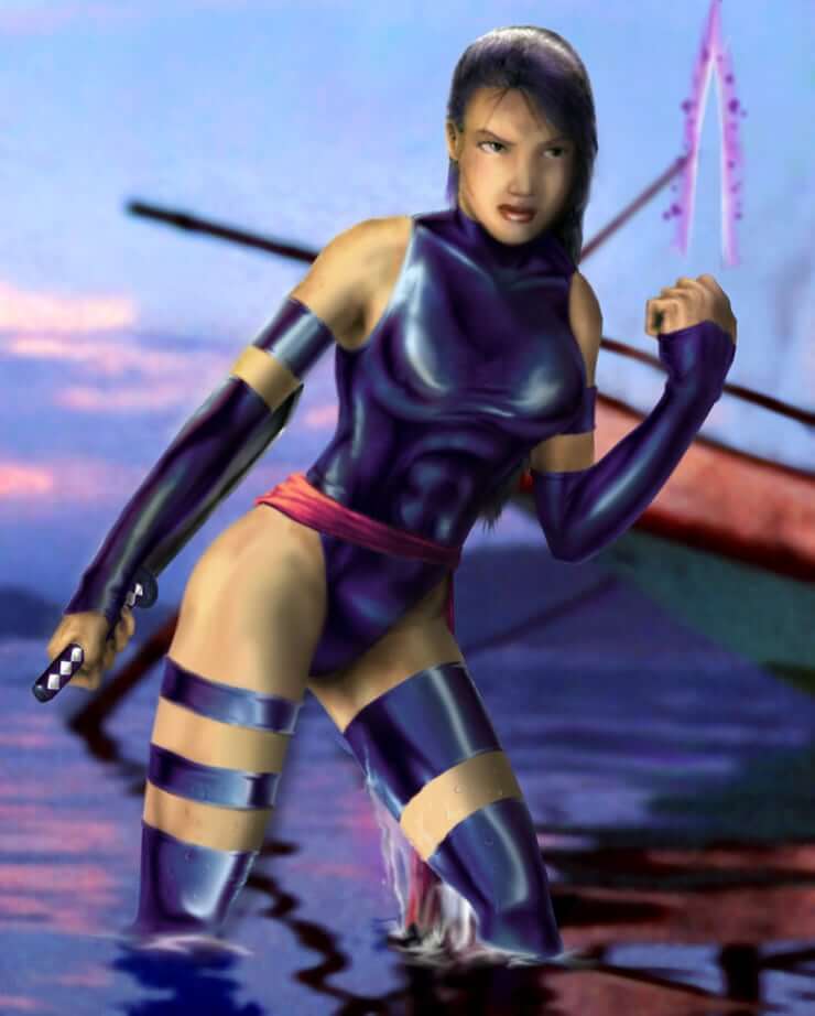 43 Sexy and Hot Psylocke Pictures – Bikini, Ass, Boobs 23