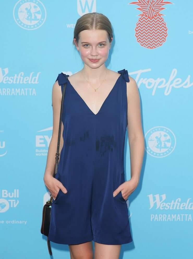 Angourie Rice sexy cleavages.