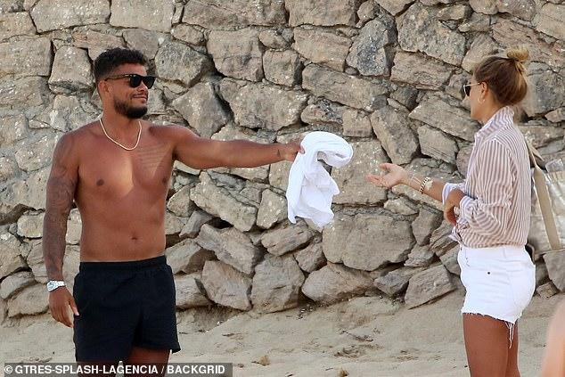 Love Island’s Arabella Chi stuns the fans with her suntanned skin in a tiny bikini as she spends time with Josh Newsham 10