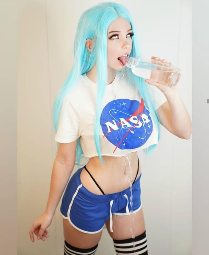 51 Sexy Belle Delphine Boobs Pictures Will Heat Up Your Blood With Fire And Energy For This Sexy Diva 346