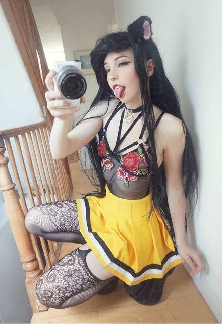 51 Sexy Belle Delphine Boobs Pictures Will Heat Up Your Blood With Fire And Energy For This Sexy Diva 76