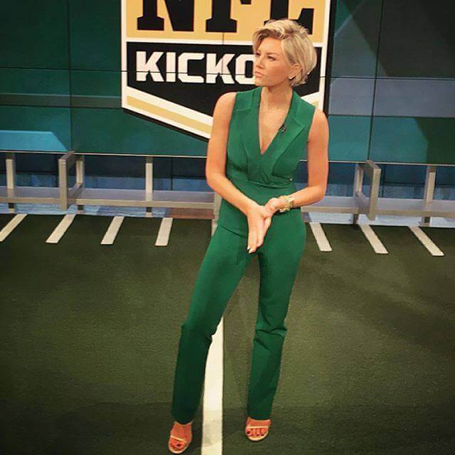 Charissa-Thompson green sexy dress