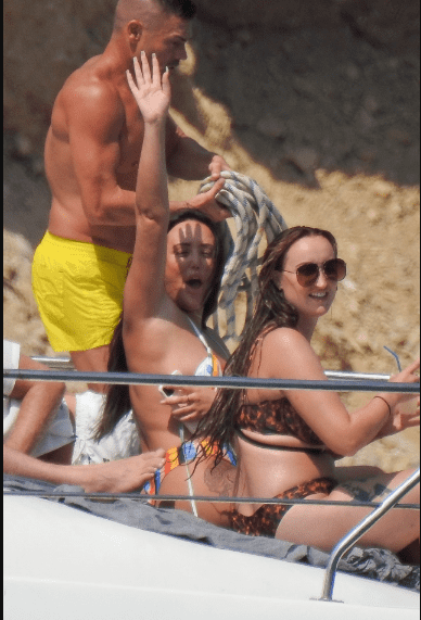 Charlotte Crosby Strips Topless On Ibiza Party Boat 12