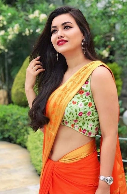 Bengali Actress Malina Joshi Latest Hot Pics In Saree 3