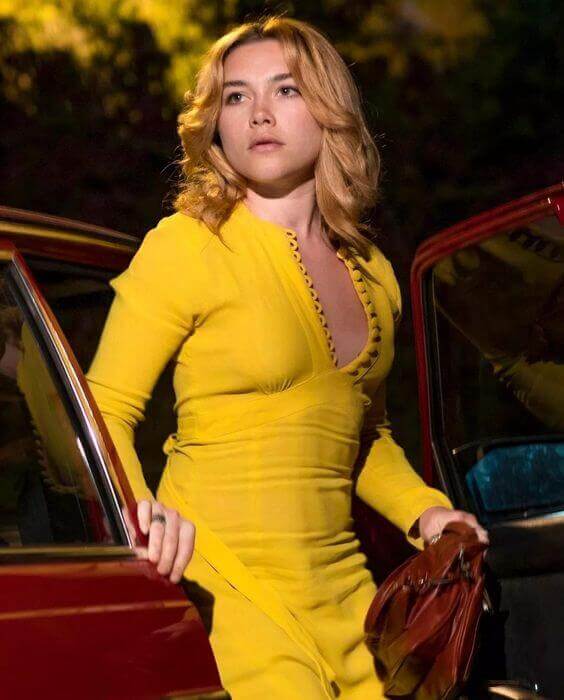 Florence Pugh yellow dress pic