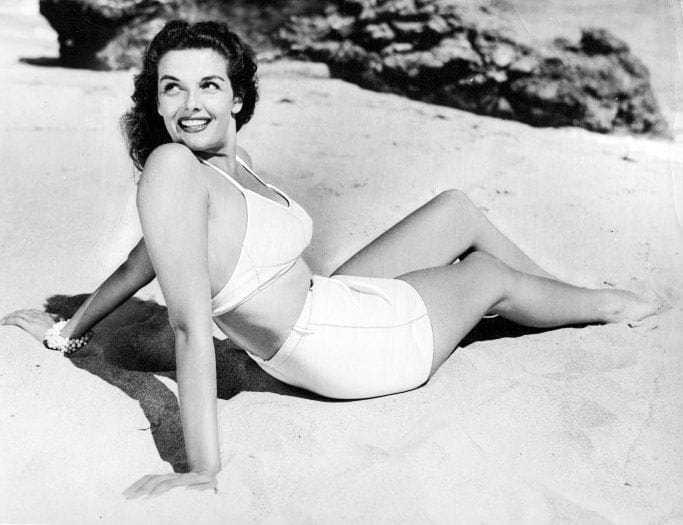 Jane Russell sexy back pics