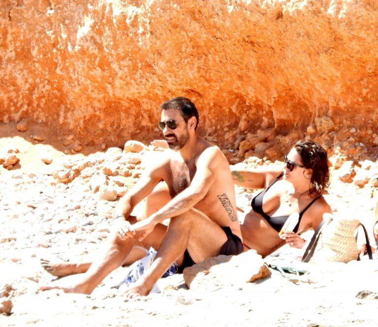Robert Pires And Jessica Lemarie Enjoy A Holiday In Ibiza 38