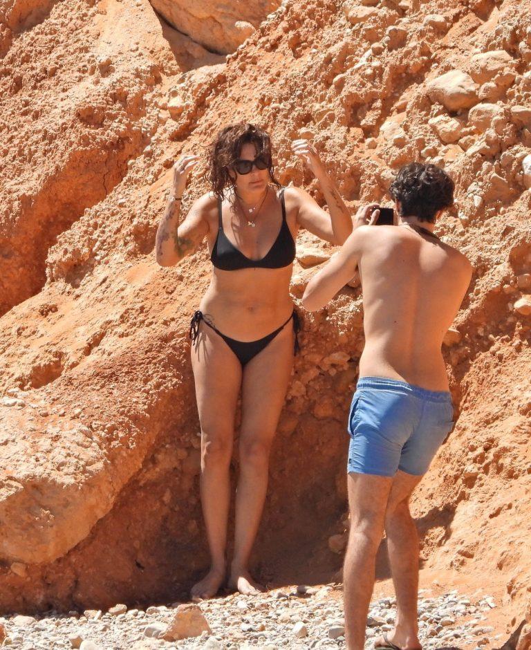Robert Pires And Jessica Lemarie Enjoy A Holiday In Ibiza 39