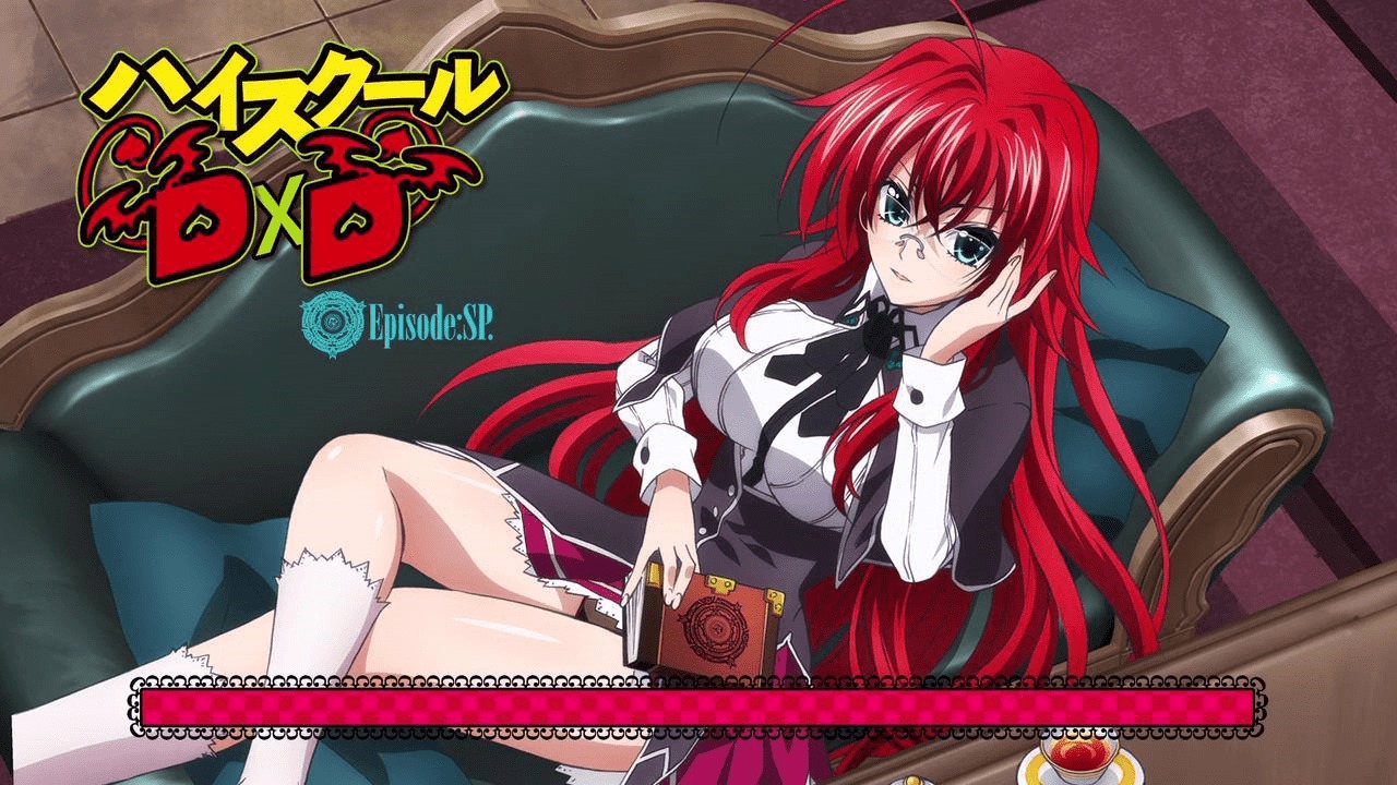 Rias Gremory on the couch