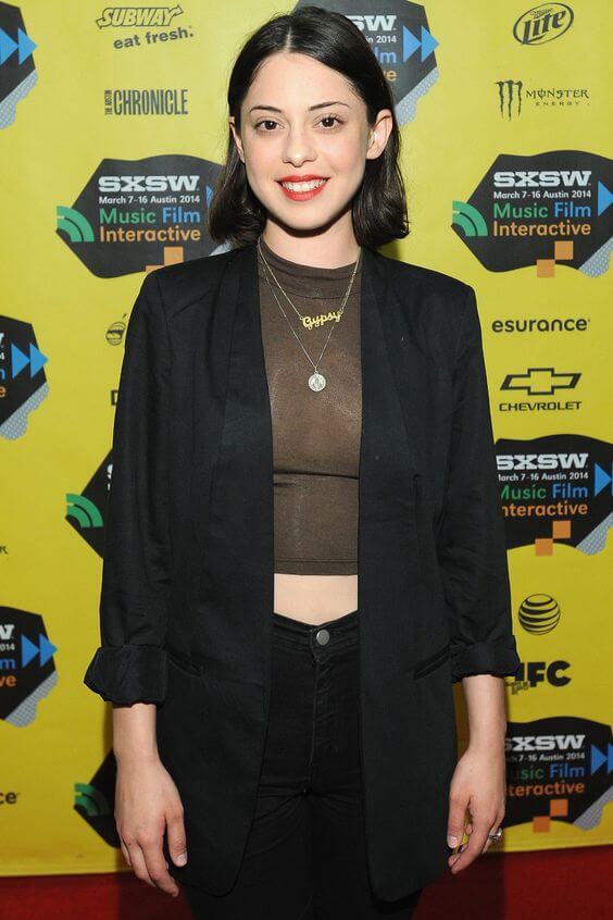 Rosa Salazar black awesome dress