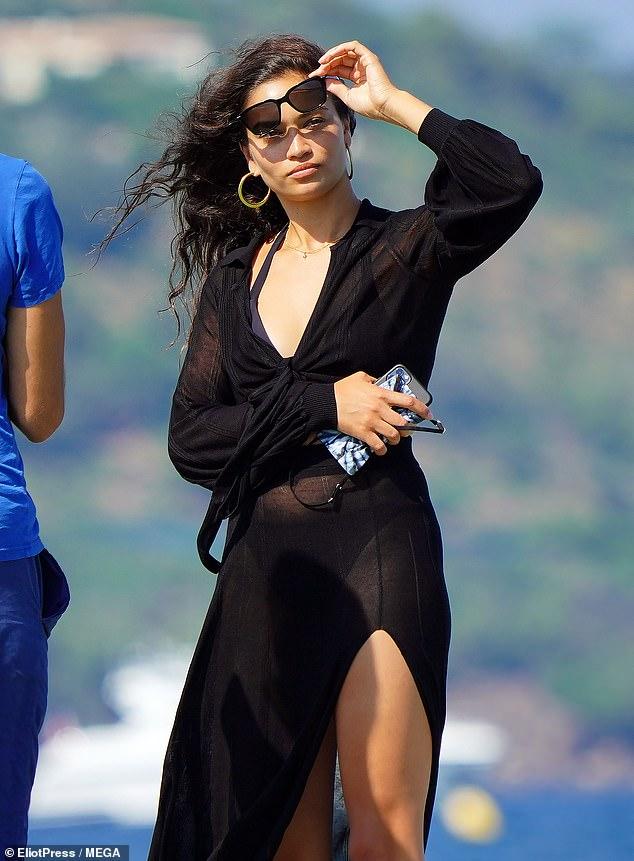 Shanina Shaik Flaunts Her Figure In St Tropez 8