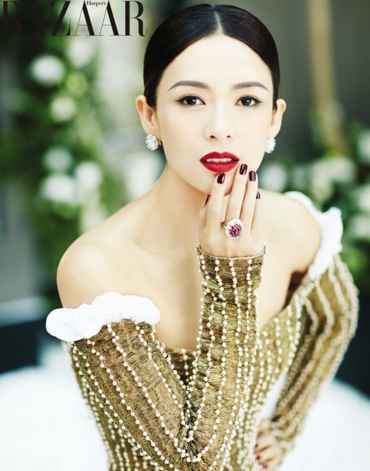 Zhang Ziyi Red Lips