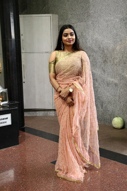 Telugu Actress Anisha Xavier In Saree 7