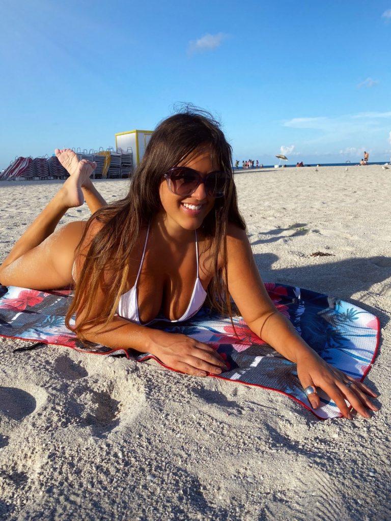 Claudia Romani Posed For Miami Problem In White Bikini (11 Pics) 98