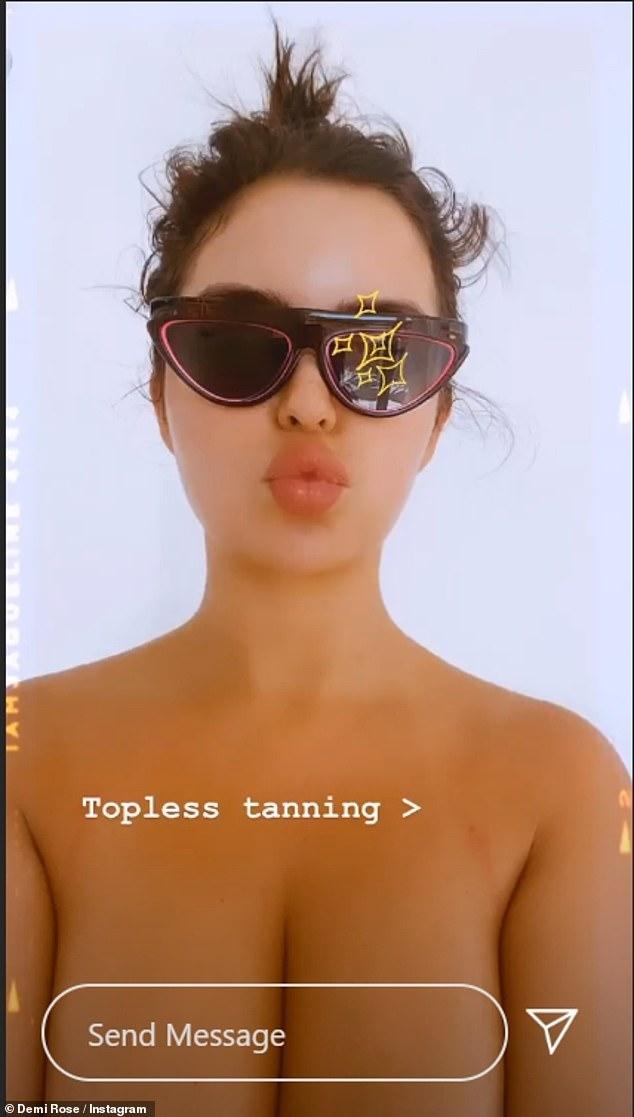 Demi Rose Flaunts Her Peachy derriere In Ibiza (8 Pics) 2