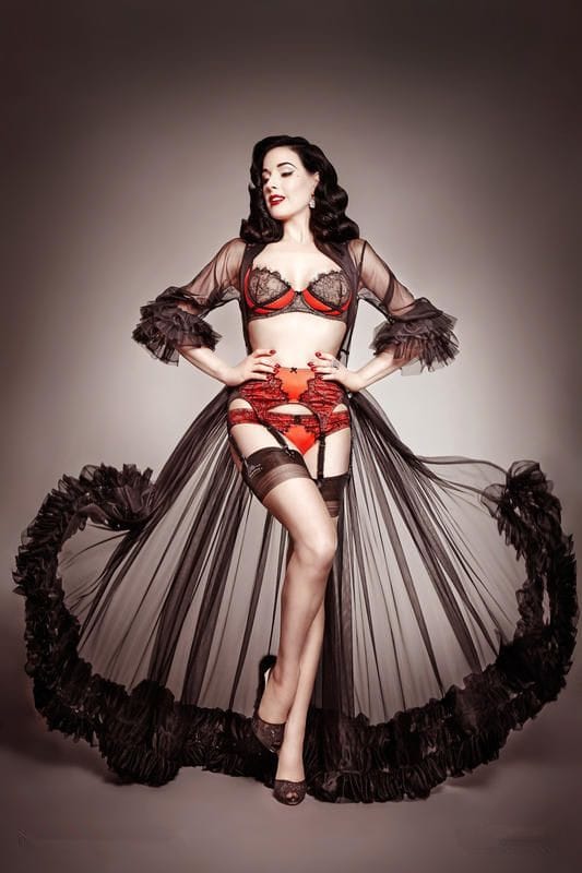 52 Dita Von Teese Nude Pictures Flaunt Her Well-Proportioned Body 23