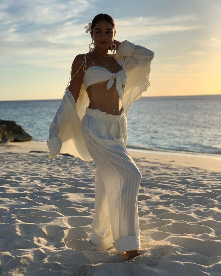 Vanessa Hudgens Looks Stunning In On Beach (6 Pics) 4