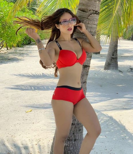 Bollywood Actress Neha Malik Photoshoot in Bikini 20