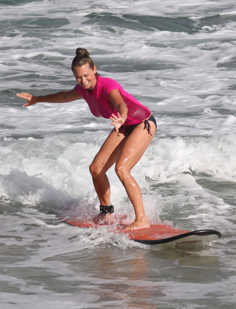 Christine Taylor on Surfing