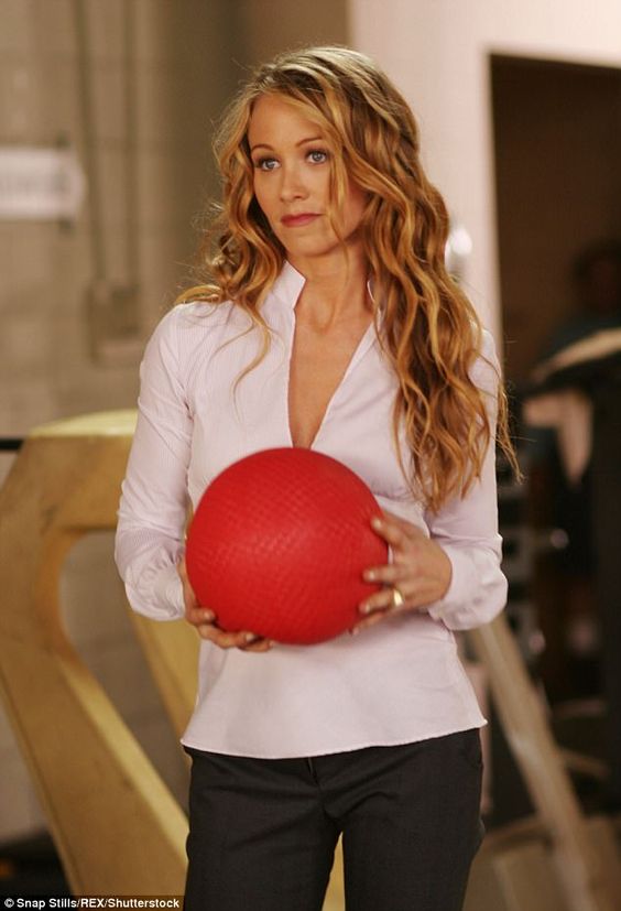 Christine Taylor with Red Ball