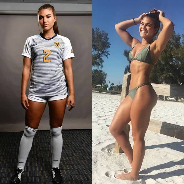 35 Sexy Girls With VS. Without Uniform 3