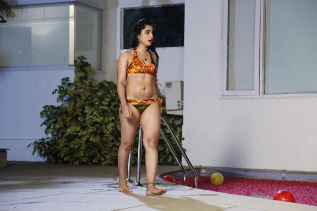 Prashnista Movie Actress Akshitha Hot Photos In Bikini 2