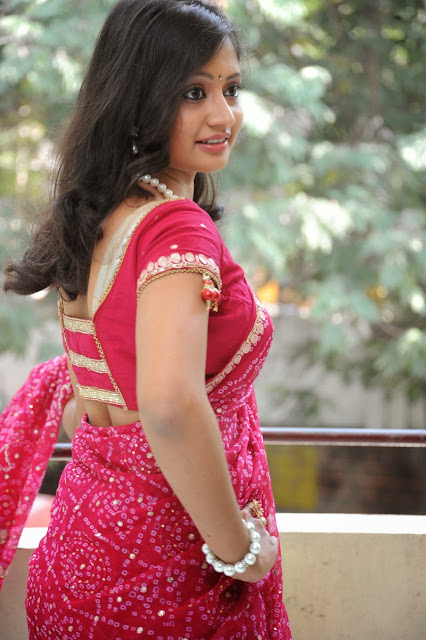 Telugu Actress Sandeepthi Latest Pics In Saree 3