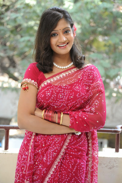 Telugu Actress Sandeepthi Latest Pics In Saree 8