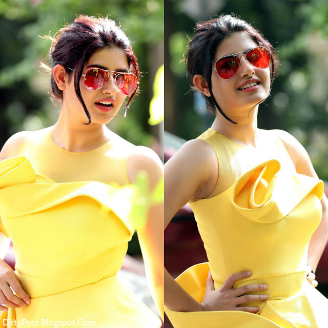 Ashima Narwal Hot Actress In Yellow Outfits 8