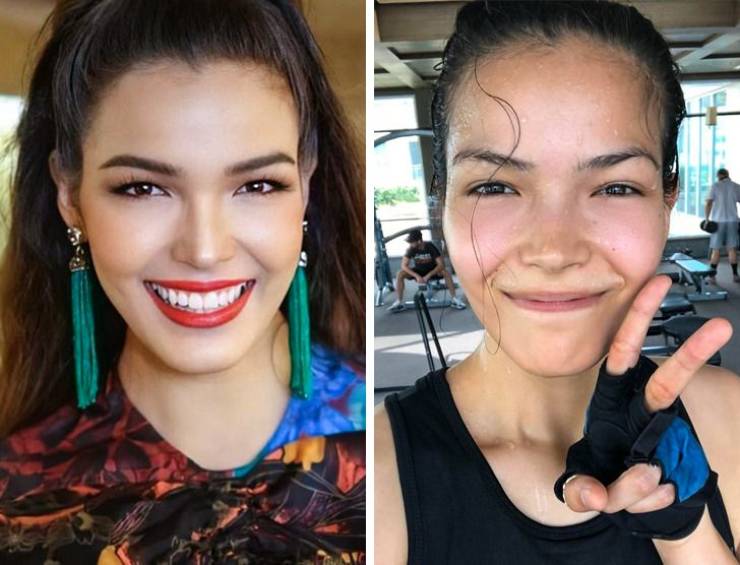 14 Beauty Queens Show Their Faces Without Makeup 78