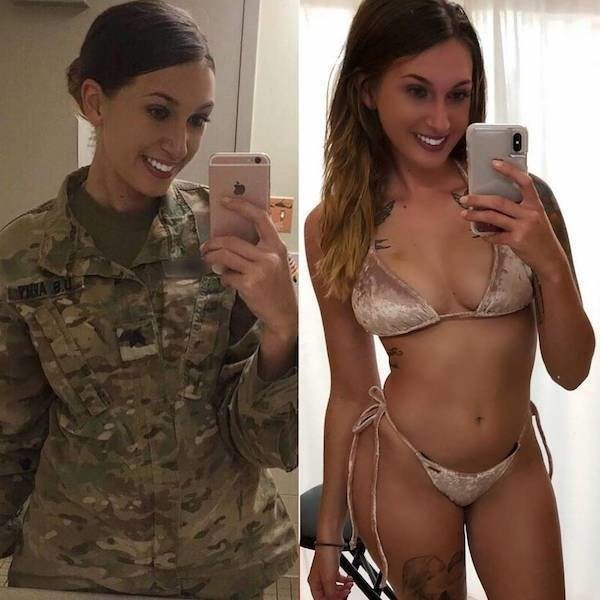 Beautiful Sexy Hot Girls Uniform Photos Military Monday Insta: Sexy edition of Military (68 Photos) 77
