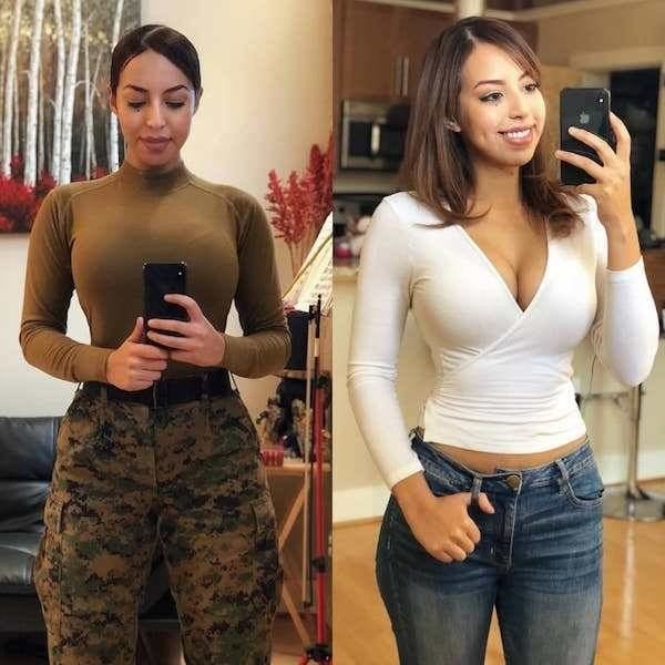 Beautiful Sexy Hot Girls Uniform Photos Military Monday Insta: Sexy edition of Military (68 Photos) 10