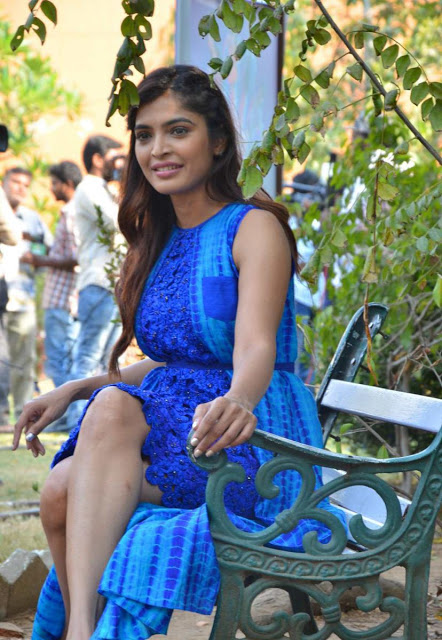 Actress Sanchita Shetty Latest Stills In Blue Dress 29