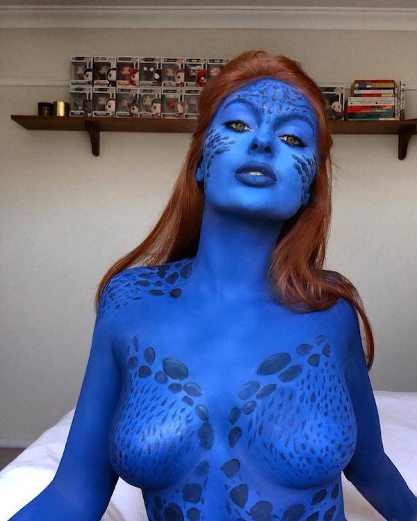 Why cosplay girls when you can just paint your body, like Ella Phyfer (34 Photos) 46