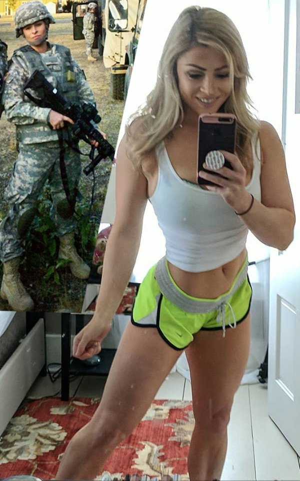 Beautiful Sexy Hot Girls Uniform Photos Military Monday Insta: Sexy edition of Military (68 Photos) 154