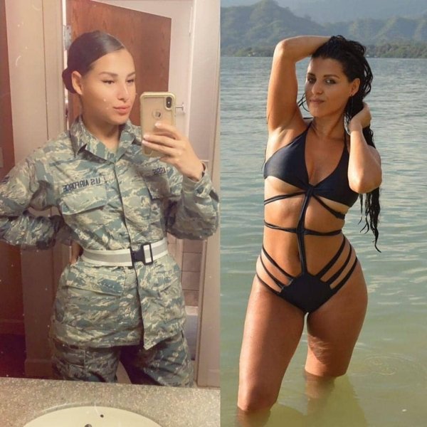 Beautiful Sexy Hot Girls Uniform Photos Military Monday Insta: Sexy edition of Military (68 Photos) 232