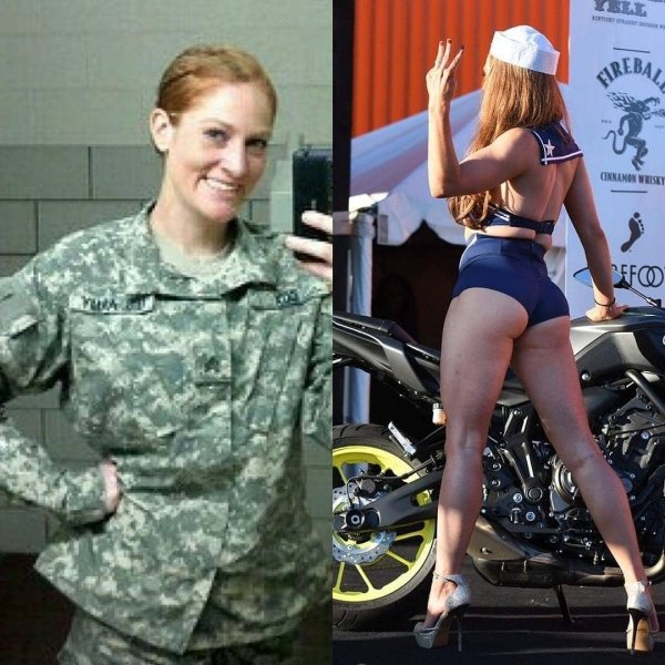 Beautiful Sexy Hot Girls Uniform Photos Military Monday Insta: Sexy edition of Military (68 Photos) 230