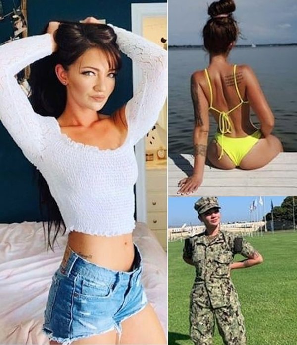Beautiful Sexy Hot Girls Uniform Photos Military Monday Insta: Sexy edition of Military (68 Photos) 222