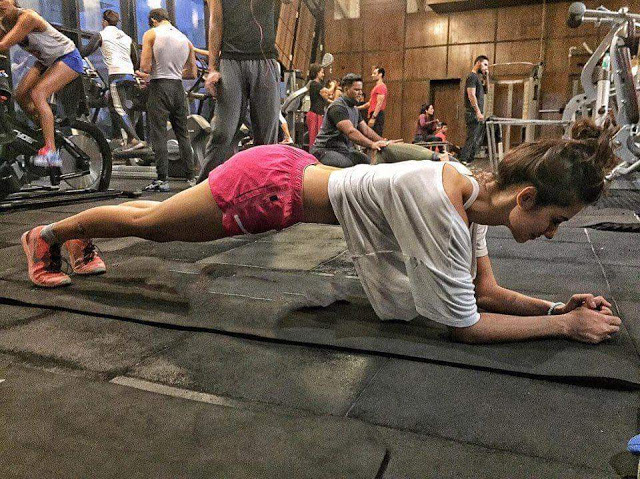 Bollywood Actress Disha Patani Latest Workout Pics 9
