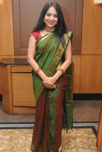 Tamil Actress Vijaya Latest Pics In Saree 7