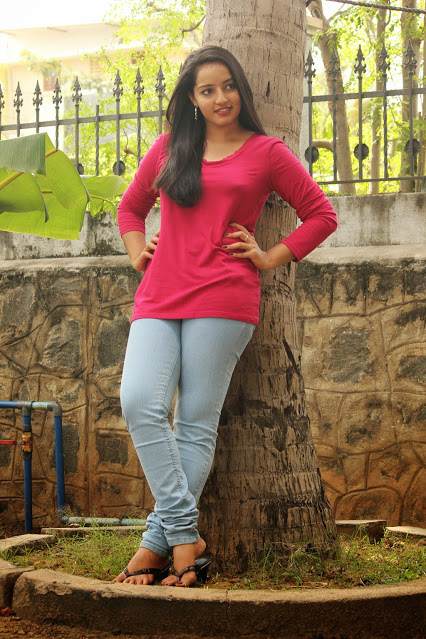 Malayalam Actress Malavika Menon Pics In Pink Dress 4