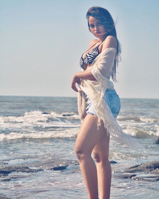 Young Model and Singer Anaika Nair Hot Poses 7