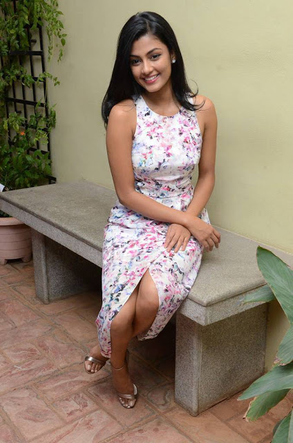 Anisha Ambrose In White Dress Looking Cool 216