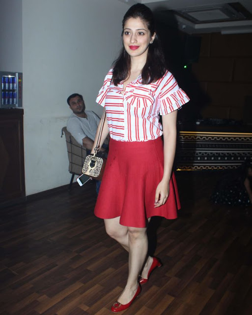 Bollywood Actress Raai Laxmi In Mini Red Skirt 24