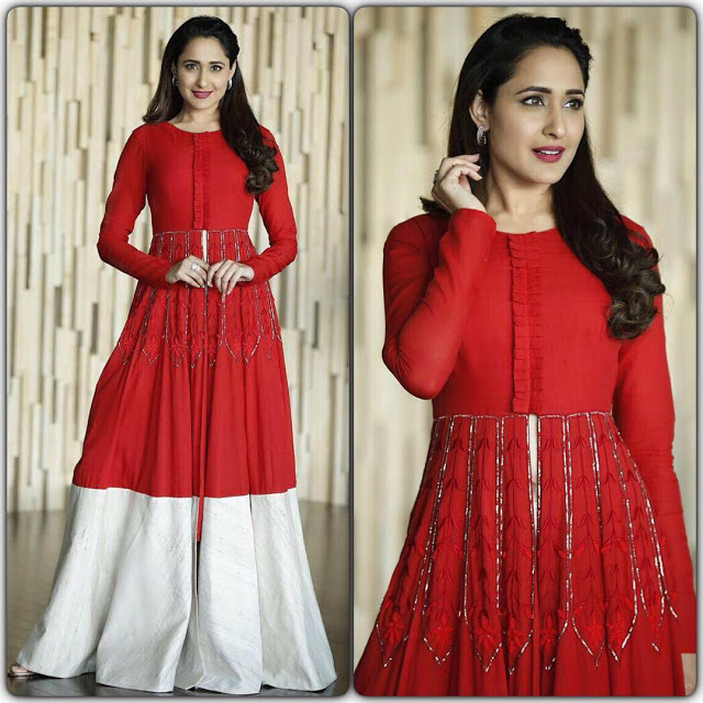 Actress Pragya Jaiswal Latest Stunning Pics In Red Dress 4