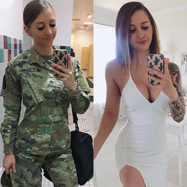 Beautiful badasses in (and out of) uniform (40 Photos) 16
