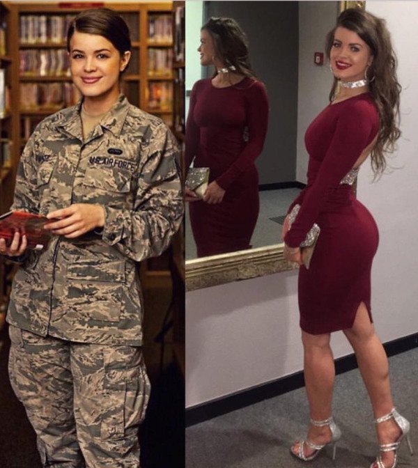 28 Hottest Military Girls 28