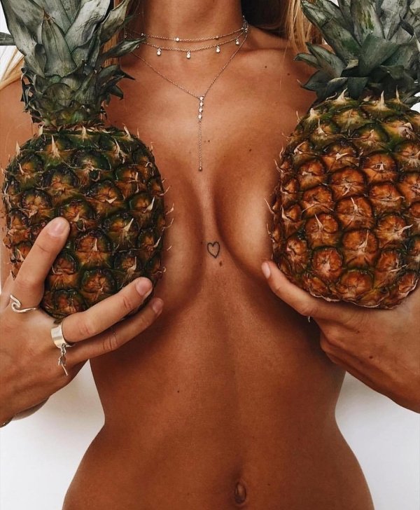 Many Sexy girls and pineapples are a tasty combination (49 Photos) 7